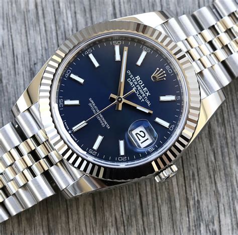 rolex dj41 blue